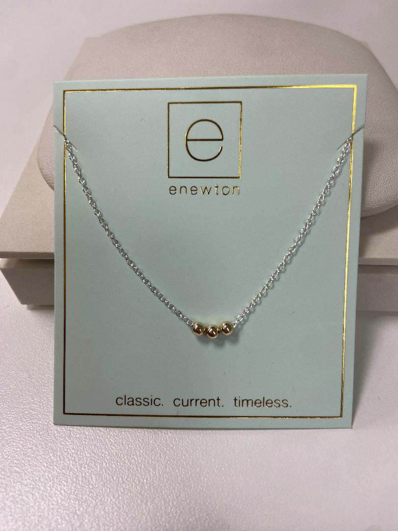 E Newton 16" Joy Gold Mixed Metal Necklace