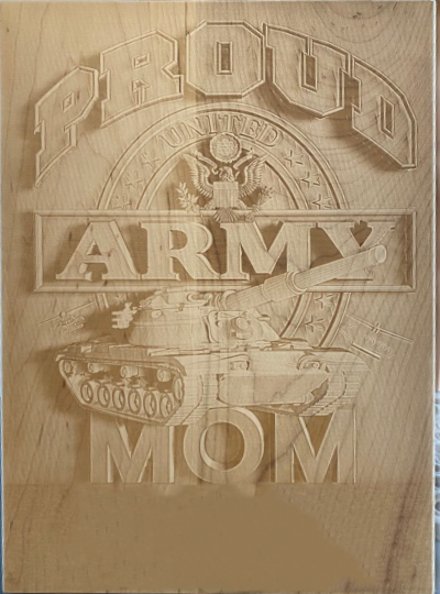 Army Mom Proud Strong Military plaque Free Shipping