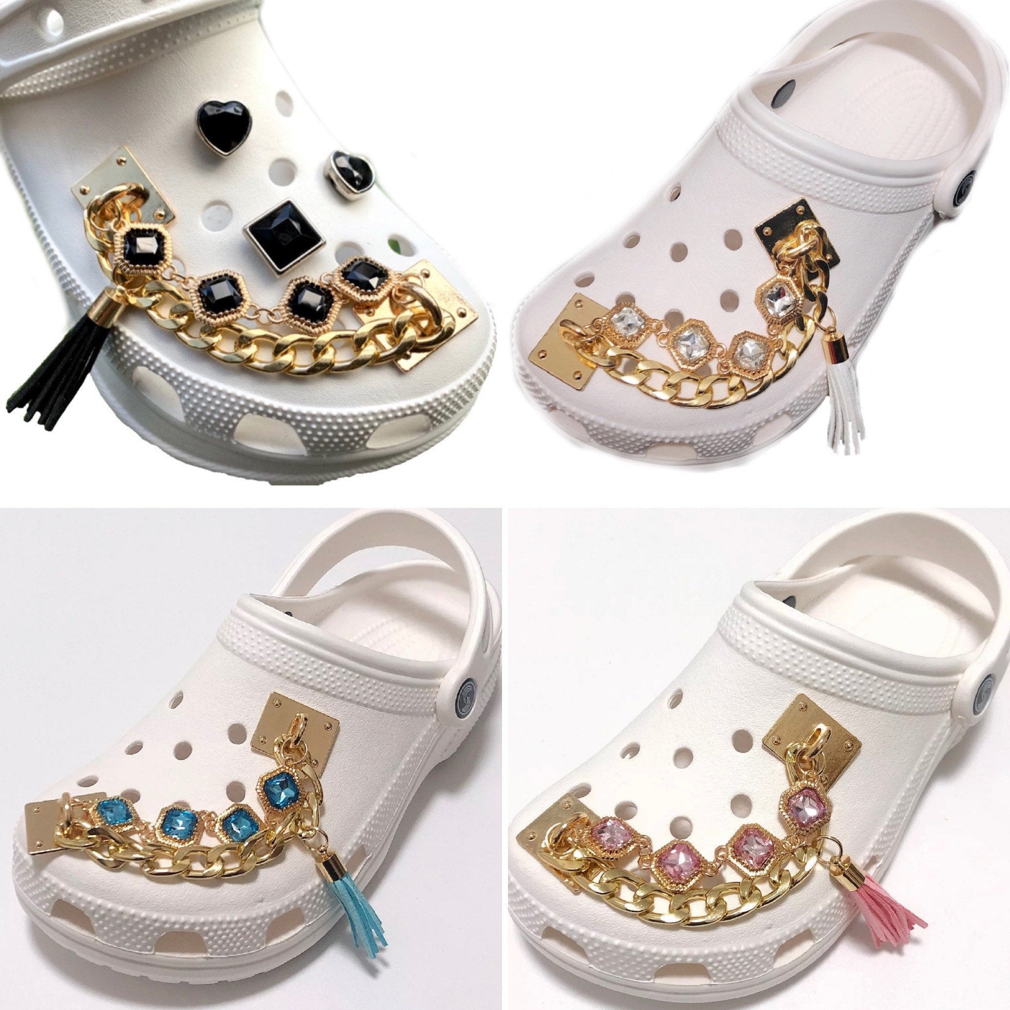 crocs for women with chain