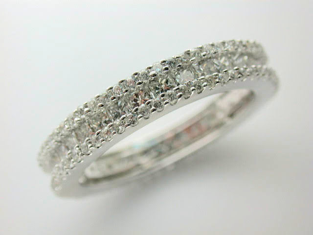 18k diamond eternity ring