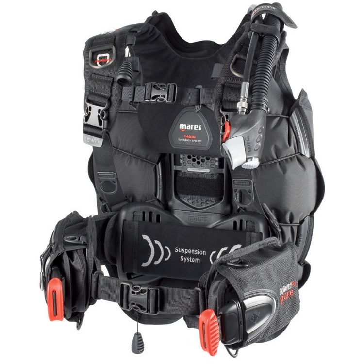 Mares Hybrid Pure With MRS Plus Buoyancy Compensator | DIPNDIVE