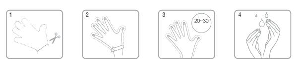hand repairing glove