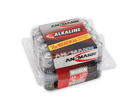 Ansmann Value Pack - AA Alkaline Batteries 20 pk 5015548