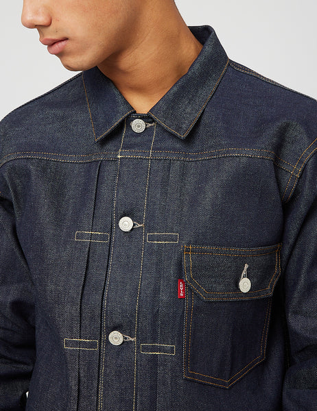 Levis Vintage Clothing 1936 Type I Jacket (Rigid) - Dark Indigo Blue