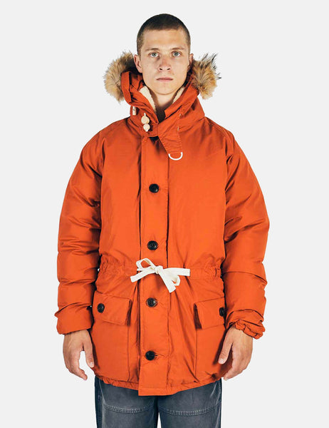 Nigel Cabourn Everest Parka - Vintage Orange I Article.