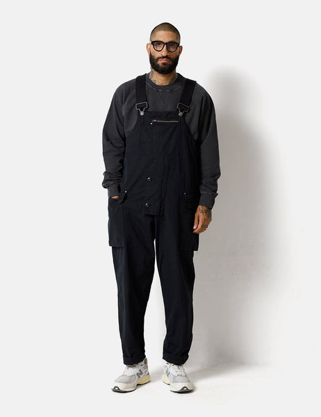 Nigel Cabourn Naval Dungaree (Relaxed) - Black I Article.