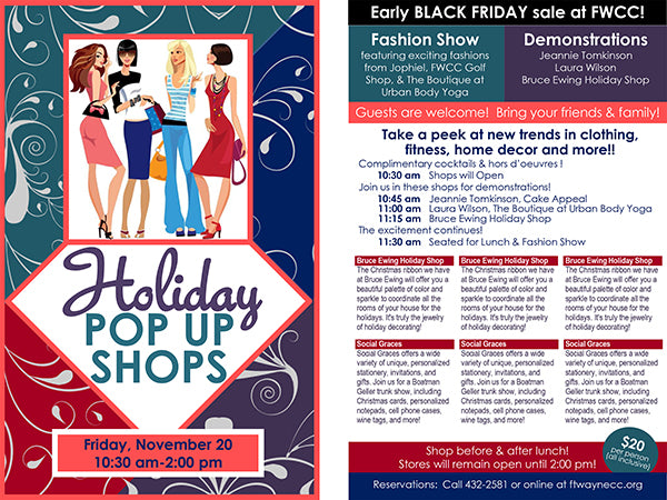 Fort Wayne Country Club Holiday Pop-Up Shop