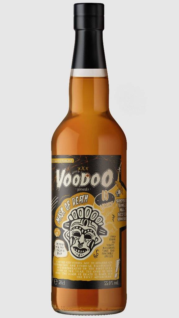 Voodoo Mask of Death II 10 Year Old Speyside Single Malt Scotch Whisky - 70cl 55%