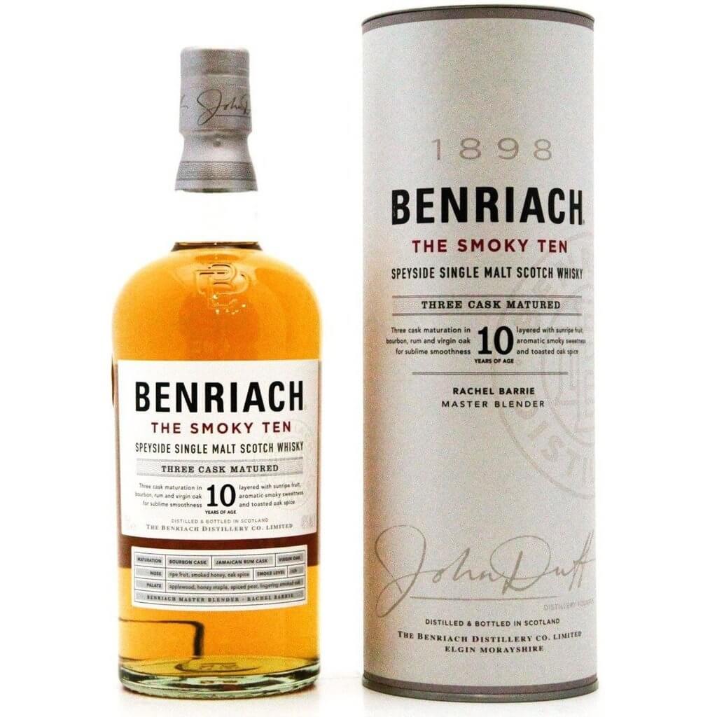 BenRiach 10 Year Old The Smoky - 70cl 46%