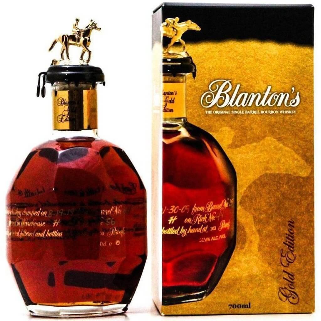 Blantons Gold Edition Single Barrel Bourbon Whiskey - 70cl 51.5%