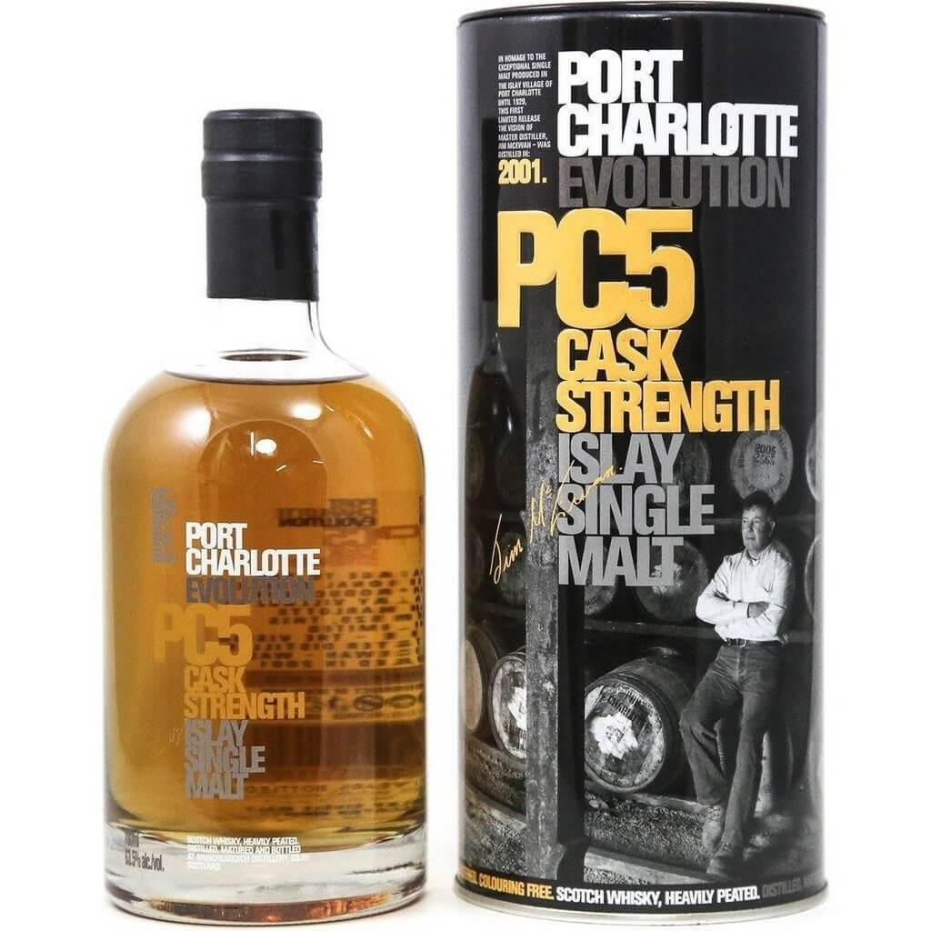 Bruichladdich Port Charlotte PC5 Evolution 1st Release Whisky - 70cl 63.5%