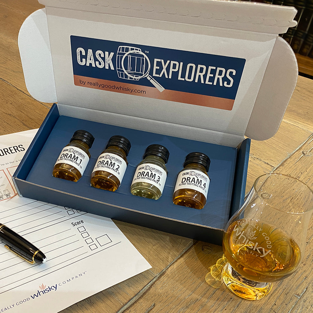 Cask Explorers Whisky Club Membership with Monthly Blind Whisky Tasting Pack - Subscription price - PS19.99