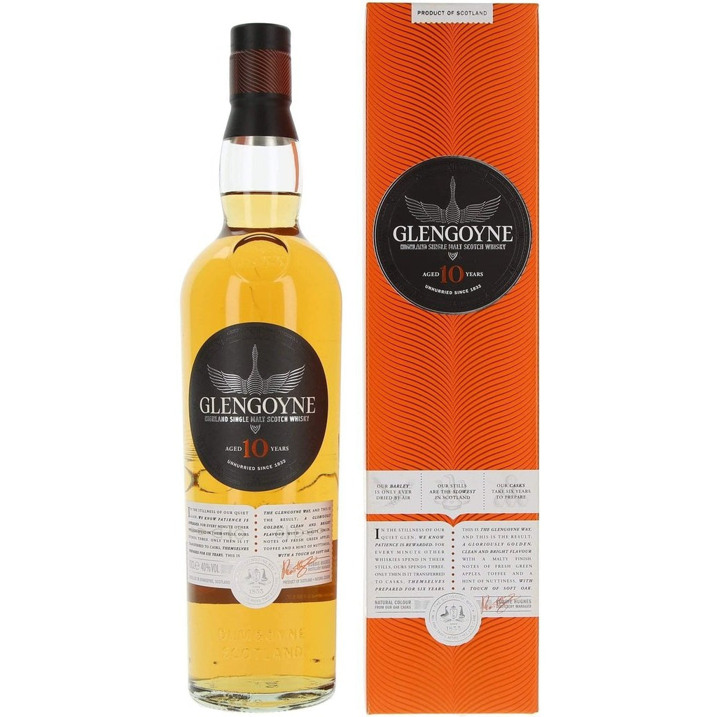Glengoyne 10 Year Old Single Malt Scotch Whisky - 70cl 40%