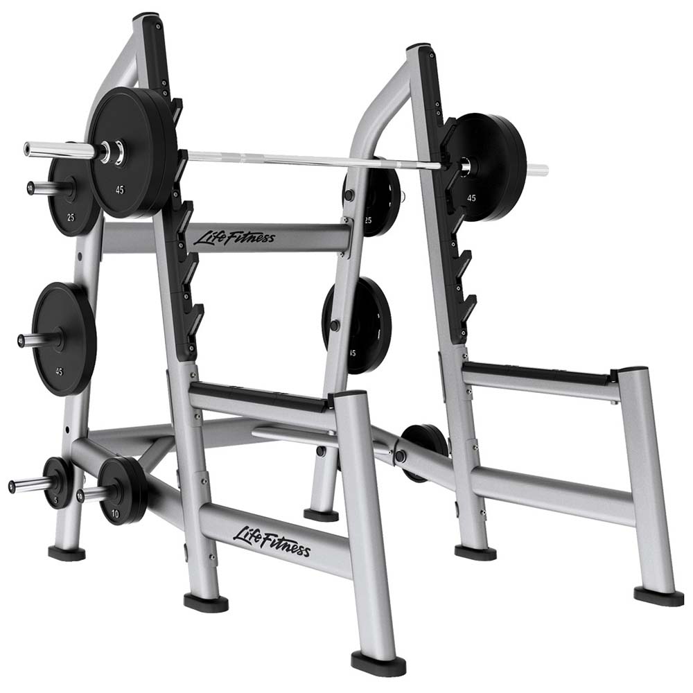 Life Fitness Refurbished Life Fitness Signature Series Squat Rack Commercial Gym Equipment 