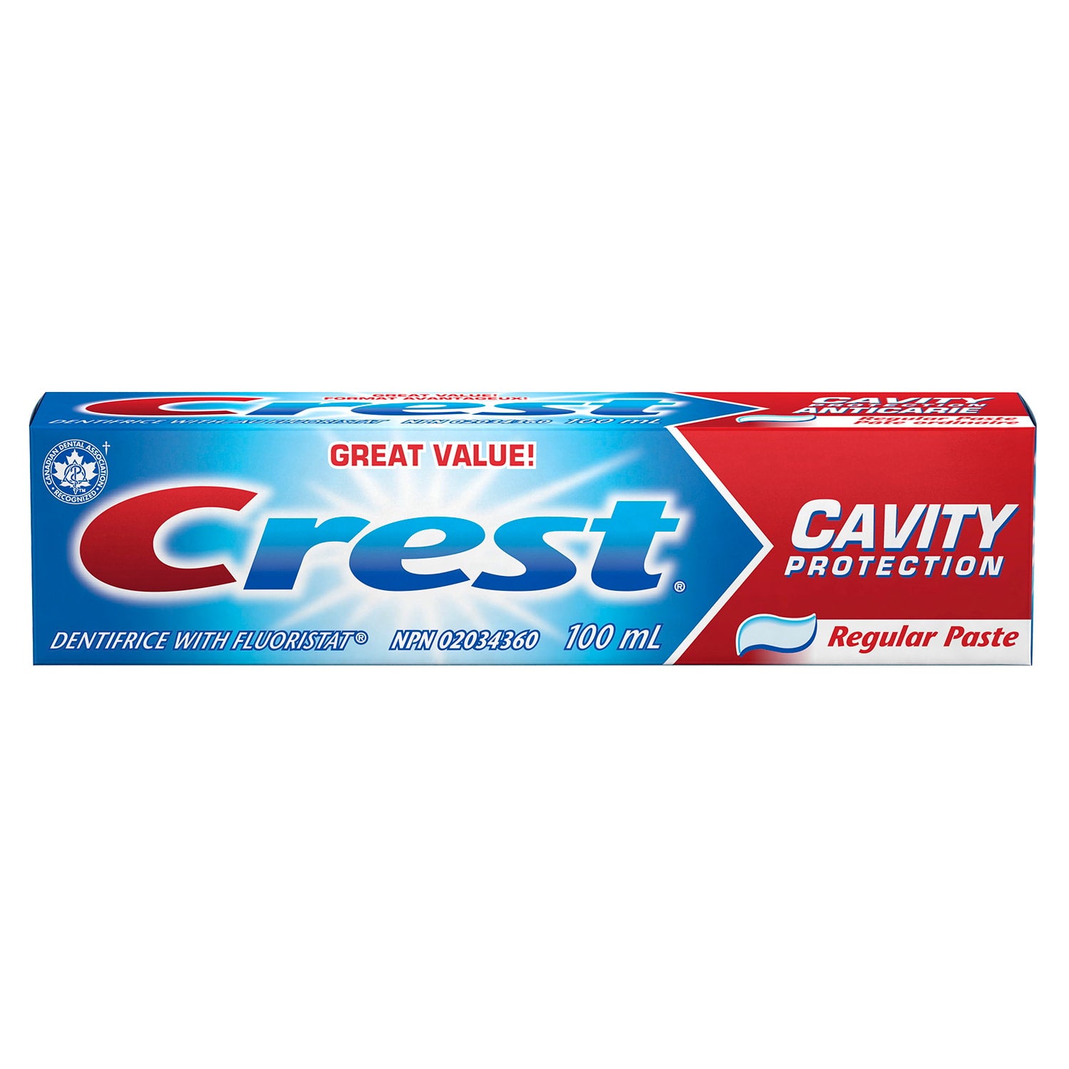 crest regular paste toothpaste