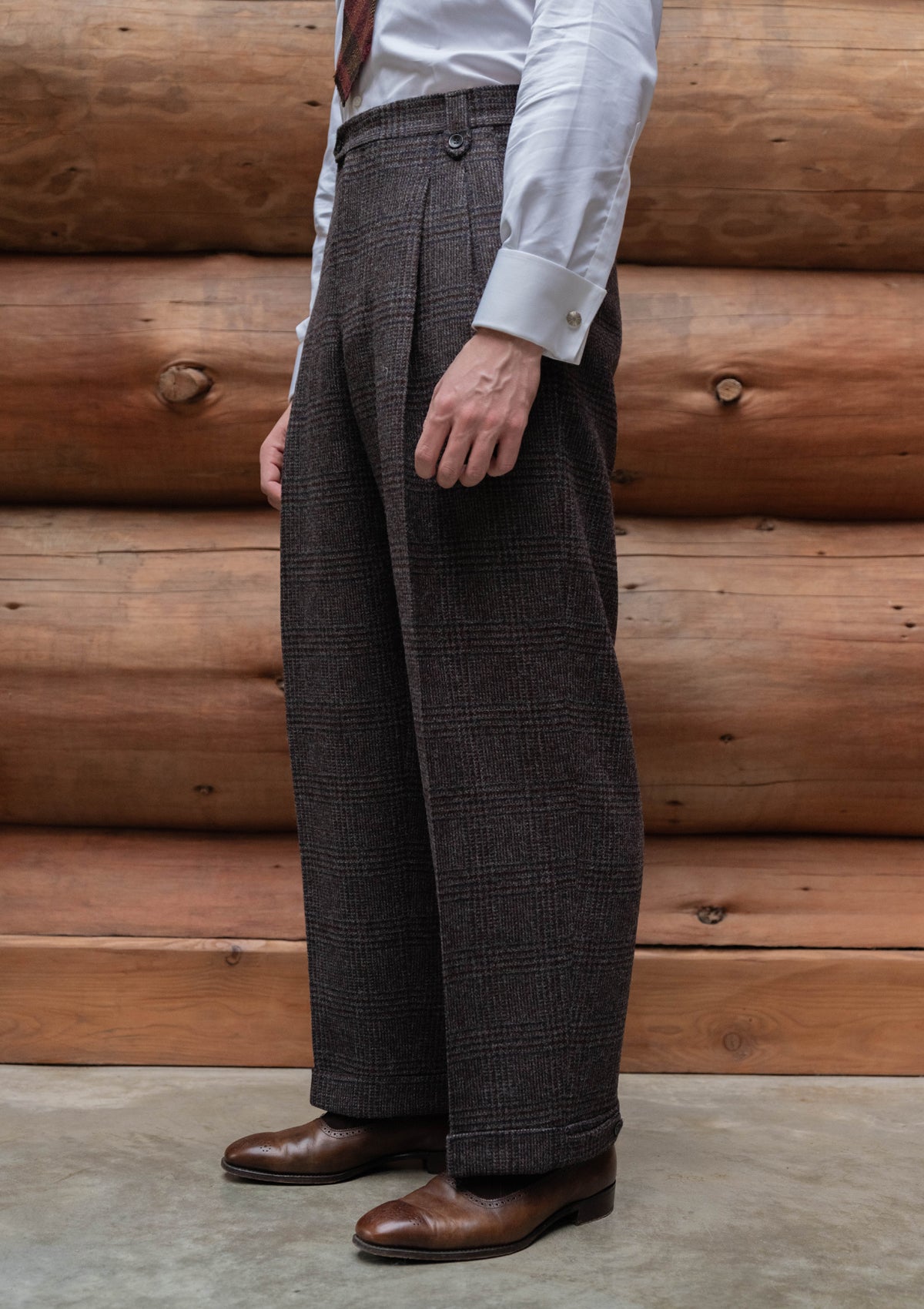 10s〜20s French linen antique pants - ワークパンツ