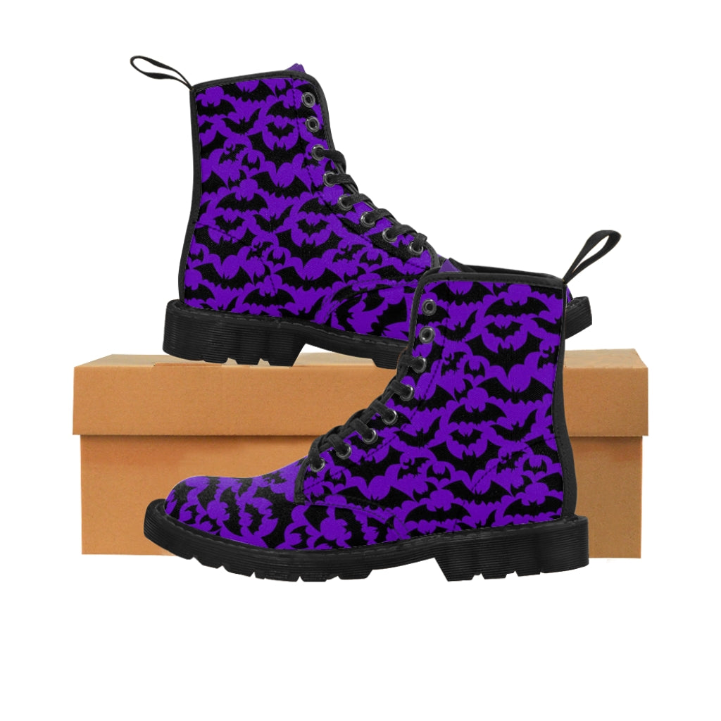 purple bat boots