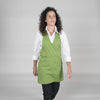 AVENTAL BISTRO COM DECOTE V-Verde Oliva 121-One Size-RAG-Tailors-Fardas-e-Uniformes-Vestuario-Pro