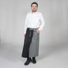 Avental cintura Francês-Preto/Cinza-One Size-RAG-Tailors-Fardas-e-Uniformes-Vestuario-Pro
