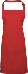 Avental com bolso Colori-Vermelho-One Size-RAG-Tailors-Fardas-e-Uniformes-Vestuario-Pro