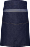 Avental curto de ganga Jeans-Indigo Denim-One Size-RAG-Tailors-Fardas-e-Uniformes-Vestuario-Pro