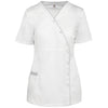 Bata poliéster / algodão com molas de pressão de senhora-White-XS-RAG-Tailors-Fardas-e-Uniformes-Vestuario-Pro
