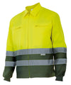 CASACO BICOLOR DE ALTA VISIBILIDADE-Am.Fluor/Ver Caz-M-RAG-Tailors-Fardas-e-Uniformes-Vestuario-Pro