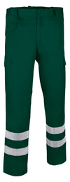 Calça Ril com Faixas Reflectoras-Verde Garrafa-S-RAG-Tailors-Fardas-e-Uniformes-Vestuario-Pro