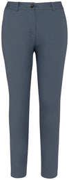 Calças chino 7/8 de senhora eco-responsáveis - 235 g-Mineral Grey-34 PT (34 FR)-RAG-Tailors-Fardas-e-Uniformes-Vestuario-Pro