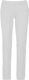 Calças chino de senhora Aveludadas (cores 2/2)-Branco-34 PT-RAG-Tailors-Fardas-e-Uniformes-Vestuario-Pro