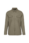 Camisa Homem Safari-Verde Caqui-S-RAG-Tailors-Fardas-e-Uniformes-Vestuario-Pro