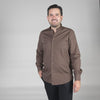 Camisa Homem gola MAO M/Comprida-Castanho-36-RAG-Tailors-Fardas-e-Uniformes-Vestuario-Pro