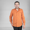 Camisa Homem gola MAO M/Comprida-Laranja-36-RAG-Tailors-Fardas-e-Uniformes-Vestuario-Pro