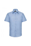 Camisa Oxford H. Manga Curta Itália-Azul-S-RAG-Tailors-Fardas-e-Uniformes-Vestuario-Pro