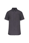 Camisa Popeline Masculina m\curta Tratamento Fácil - Mónaco-Zinco-XS-RAG-Tailors-Fardas-e-Uniformes-Vestuario-Pro