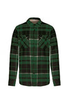 Camisa aos quadrados com forro em sherpa-Forest Green / Black Checked-S-RAG-Tailors-Fardas-e-Uniformes-Vestuario-Pro