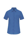 Camisa de Senhora Mariana Manga curta-Cobalt Blue-XS-RAG-Tailors-Fardas-e-Uniformes-Vestuario-Pro