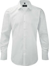 Camisa de homem de manga comprida Ultimate Stretch-Branco-S-RAG-Tailors-Fardas-e-Uniformes-Vestuario-Pro
