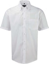 Camisa de homem de manga curta que não precisa passar a ferro-Branco-S-RAG-Tailors-Fardas-e-Uniformes-Vestuario-Pro