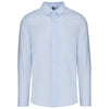 Camisa de homem em popeline de manga comprida-Striped Pale Blue-XS-RAG-Tailors-Fardas-e-Uniformes-Vestuario-Pro