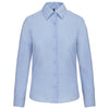 Camisa de senhora Grécia manga comprida em oxford de tratamento fácil.-Oxford Azul-XS-RAG-Tailors-Fardas-e-Uniformes-Vestuario-Pro