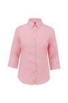 Camisa de senhora Mariana de mangas 3/4-Pale Pink-XS-RAG-Tailors-Fardas-e-Uniformes-Vestuario-Pro