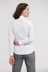 Camisa de senhora de manga comprida Herringbone-RAG-Tailors-Fardas-e-Uniformes-Vestuario-Pro