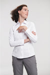 Camisa de senhora de manga comprida Herringbone-RAG-Tailors-Fardas-e-Uniformes-Vestuario-Pro