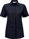 Camisa de senhora de manga curta Ultimate Stretch-Preto-XS-RAG-Tailors-Fardas-e-Uniformes-Vestuario-Pro