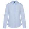 Camisa de senhora em popeline de manga comprida-Striped Pale Blue-XS-RAG-Tailors-Fardas-e-Uniformes-Vestuario-Pro