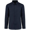 Camisa popeline de manga comprida de homem-Essential Dark Navy-S-RAG-Tailors-Fardas-e-Uniformes-Vestuario-Pro