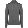 Camisola de gola alta em lã Merino de homem-Grey Heather-S-RAG-Tailors-Fardas-e-Uniformes-Vestuario-Pro
