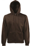 Casaco sweatshirt com capuz Premium (62-034-0)-Chocolate-S-RAG-Tailors-Fardas-e-Uniformes-Vestuario-Pro