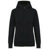 Casaco sweatshirt com fecho e capuz de senhora-Black-XS-RAG-Tailors-Fardas-e-Uniformes-Vestuario-Pro